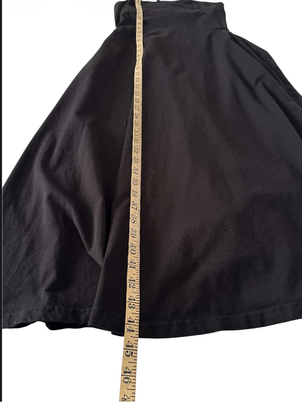 Pact Organic Cotton Midi Dress Black Racerback Pockets Fit And Flare Small - Picture 11 of 12